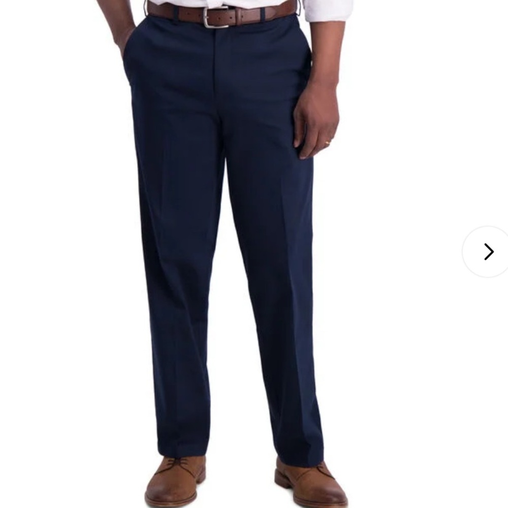 NWT Haggar navy classic fit dress pants